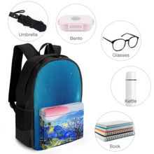 Lade das Bild in den Galerie-Viewer, Multi-Image-Druck Rucksack Schulrucksack Businessrucksack Reiserucksack Sportrucksack mit Taschen mit Fotos Muster Text Logo selbst gestalten und bedrucken