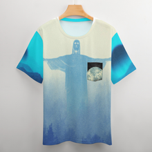 Lade das Bild in den Galerie-Viewer, Multi-Image-Druck Rundhalsshirt Kurzarm T-Shirt TSHIRT mit Brusttasche NTREV2 für Herren mit Fotos Muster Text Logo selbst gestalten und bedrucken
