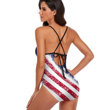 Lade das Bild in den Galerie-Viewer, Multi-Image-Druck Sexy Damen / Frauen ONE PIECE Badeanzug LT3153 mit Fotos Muster Text Logo selbst gestalten und bedrucken