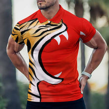 Lade das Bild in den Galerie-Viewer, Multi-Image-Druck Sommer Polo Shirt Tshirt Herren / Männer B612 mit Fotos Muster Text Logo selbst gestalten und bedrucken