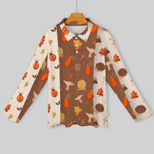 Lade das Bild in den Galerie-Viewer, Multi-Image-Druck Sport Langarm Polo Shirt Hemd Langarmhemd Businesshemd SDS008 Herren / Männer mit Fotos Muster Text Logo selbst gestalten und bedrucken