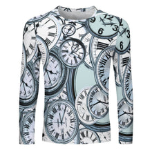 Lade das Bild in den Galerie-Viewer, Multi-Image-Druck Voll Druck Herren / Männer Langarmshirt TSHIRT EL mit Fotos Muster Text Logo selbst gestalten und bedrucken