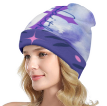 Lade das Bild in den Galerie-Viewer, Multi-Image-Druck Volldruck Strickmütze Beanie Wintermütze für Herren und Damen mit Fotos Muster Text Logo selbst gestalten und bedrucken