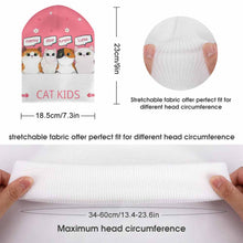 Lade das Bild in den Galerie-Viewer, Multi-Image-Druck Volldruck Strickmütze Beanie Wintermütze für Kinder mit Fotos Muster Text Logo selbst gestalten und bedrucken