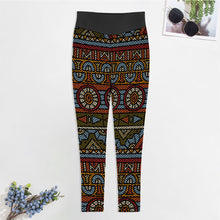 Lade das Bild in den Galerie-Viewer, Multi-Image-Druck Wabenmuster Yoga Hose Lang Legging YJ050 mit Fotos Muster Text Logo selbst gestalten und bedrucken