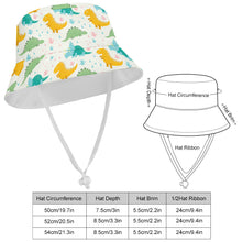 Lade das Bild in den Galerie-Viewer, Multi-Image-Druck Wendbarer Eimerhut Fischerhut für Kinder mit Fotos Muster Text Logo selbst gestalten und bedrucken