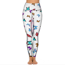 Lade das Bild in den Galerie-Viewer, Multi-Image-Druck Yoga Hose Sport Leggings Sporthose Fitnesshose CE003 mit Fotos Muster Text Logo selbst gestalten und bedrucken