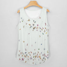 Lade das Bild in den Galerie-Viewer, Multi Image Druck Ärmelloses TShirt BCT Damen mit Foto Muster Text Logo selbst gestalten und bedrucken