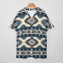 Lade das Bild in den Galerie-Viewer, Multi Images Druck Blusenshirt mit V-Ausschnitt mit Fledermausärmeln OTZ 2 tlg. Set mit Foto Muster Text Logo selbst gestalten und bedrucken