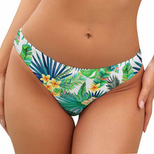 Lade das Bild in den Galerie-Viewer, Einzelbilddruck Tanga Badehose Slip NZ207 Damen mit Foto Text selbst gestalten und bedrucken