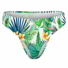 Lade das Bild in den Galerie-Viewer, Einzelbilddruck Tanga Badehose Slip NZ207 Damen mit Foto Text selbst gestalten und bedrucken