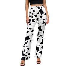 Lade das Bild in den Galerie-Viewer, Multi-Image-Druck Damen / Frauen Voll Druck Jerseyhose Schlaghose Stretchhose LP mit Fotos Muster Text Logo selbst gestalten und bedrucken