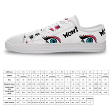 Lade das Bild in den Galerie-Viewer, Damen/Herren Canvas Schuhe Low niedrig geschnittene Segeltuchschuhe selbst gestalten und bedrucken