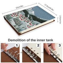 Lade das Bild in den Galerie-Viewer, Notizbuch Leder Cover mit hochwertigem Paperblanks Loseblatt Notizbuch selbst gestalten und bedrucken