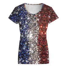 Lade das Bild in den Galerie-Viewer, Oversize Einzelbilddruck Damen / Frauen TSHIRT T-Shirt Kurzarm mit V Ausschnitt Große Größen VT mit Fotos Muster Text Logo selbst gestalten und bedrucken