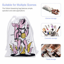 Lade das Bild in den Galerie-Viewer, 12*18cm Oxford Einseitiger Druck Kordelzugbeutel selbst gestalten und bedrucken