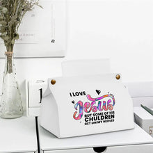 Lade das Bild in den Galerie-Viewer, PU Leder Papiertaschentuch Behälter Aufbewahrungstasche mit Fotos Muster Text Logo selbst gestalten und bedrucken