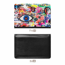 Lade das Bild in den Galerie-Viewer, PU Leder Reisepass Schutzhülle mit Fotos Muster Text Logo selbst gestalten und bedrucken