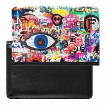 Lade das Bild in den Galerie-Viewer, PU Leder Reisepass Schutzhülle mit Fotos Muster Text Logo selbst gestalten und bedrucken