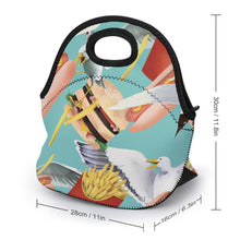 Lade das Bild in den Galerie-Viewer, PVC Lunch Bag Kühltasche Lunchtasche mit Tragegriff mit Foto / Text selbst gestalten und bedrucken