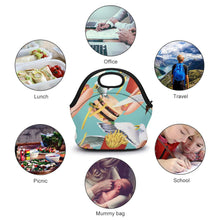 Lade das Bild in den Galerie-Viewer, PVC Lunch Bag Kühltasche Lunchtasche mit Tragegriff mit Foto / Text selbst gestalten und bedrucken