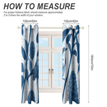 Lade das Bild in den Galerie-Viewer, Perforierter Gardinen Fotovorhang Zwei Stück Gespleißt 52"×72" 52"×84" selbst gestalten und bedrucken