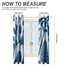 Lade das Bild in den Galerie-Viewer, Perforierter Gardinen Fotovorhang Zwei Stück Gespleißt 52"×72" 52"×84" selbst gestalten und bedrucken