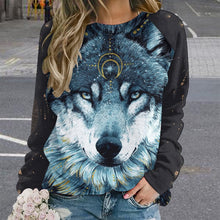 Lade das Bild in den Galerie-Viewer, Personalisierte Multi-Image-Druck Vollprint Frauen Lässiges Sweatshirt Shirt Langarmshirt RHDEC2 mit Foto Muster Text selbst gestalten und bedrucken