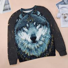 Lade das Bild in den Galerie-Viewer, Personalisierte Multi-Image-Druck Vollprint Frauen Lässiges Sweatshirt Shirt Langarmshirt RHDEC2 mit Foto Muster Text selbst gestalten und bedrucken