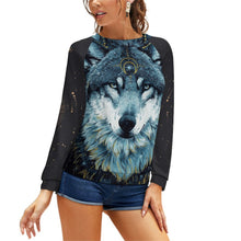 Lade das Bild in den Galerie-Viewer, Personalisierte Multi-Image-Druck Vollprint Frauen Lässiges Sweatshirt Shirt Langarmshirt RHDEC2 mit Foto Muster Text selbst gestalten und bedrucken