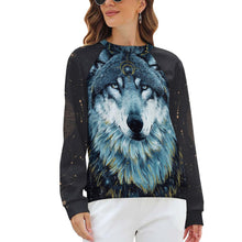 Lade das Bild in den Galerie-Viewer, Personalisierte Multi-Image-Druck Vollprint Frauen Lässiges Sweatshirt Shirt Langarmshirt RHDEC2 mit Foto Muster Text selbst gestalten und bedrucken