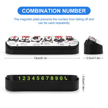 Lade das Bild in den Galerie-Viewer, Personalisierte Parkplatzschilder Nummernschilder 13x3,5x3,5cm selber gestalten und drucken lassen