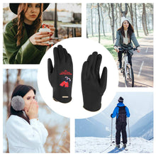 Lade das Bild in den Galerie-Viewer, Personalisierte Wildleder Damenhandschuhe mit Foto Muster Text selbst gestalten und bedrucken