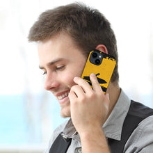 Lade das Bild in den Galerie-Viewer, Personalisierte iPhone 14 / iPhone 14 Plus / iPhone 14 Pro / iPhone 14 Pro Max Handyhülle Schutzhülle aus Carbon Fiber Kohlefaser mit Fotos Muster Text Logo selbst gestalten und bedrucken