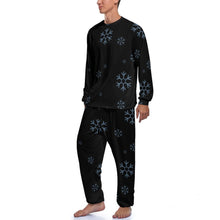 Lade das Bild in den Galerie-Viewer, Personalisierter Multi-Image-Druck Herren Schlafanzug Pajama JJ1201 in langer Form 2-tlg. mit Fotos Muster Text Logo selbst gestalten und bedrucken