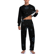 Lade das Bild in den Galerie-Viewer, Personalisierter Multi-Image-Druck Herren Schlafanzug Pajama JJ1201 in langer Form 2-tlg. mit Fotos Muster Text Logo selbst gestalten und bedrucken