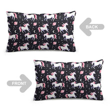 Lade das Bild in den Galerie-Viewer, Plüsch Kissenbezug Kissenhülle Kopfkissenbezug lang beidseitiger Druck mit Foto Text selbst gestalten und bedrucken