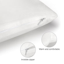 Lade das Bild in den Galerie-Viewer, Plüsch Kissenbezug Kissenhülle Kopfkissenbezug lang beidseitiger Druck mit Foto Text selbst gestalten und bedrucken