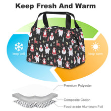 Lade das Bild in den Galerie-Viewer, Polyester Essenstasche Lunchtasche Lunch Bag Kühltasche mit Tragegriff mit Foto / Text selbst gestalten und bedrucken