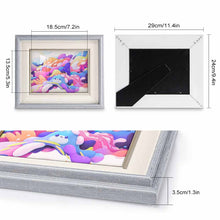 Lade das Bild in den Galerie-Viewer, Pulsdruck Bilderrahmen Fotorahmen mit Foto in horizontale Version selbst gestalten und bedrucken
