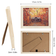 Lade das Bild in den Galerie-Viewer, Puzzle Bilderrahmen Fotorahmen mit Photo in horizontale Version selbst gestalten und bedrucken
