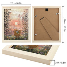 Lade das Bild in den Galerie-Viewer, Puzzle Bilderrahmen Fotorahmen mit Photo in vertikale Version selbst gestalten und bedrucken