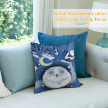 Lade das Bild in den Galerie-Viewer, Quadratisches Plüsch Kissenbezug Kissenhülle 45x45cm beidseitiger Druck selbst gestalten und bedrucken