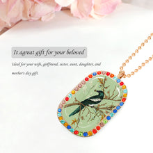 Lade das Bild in den Galerie-Viewer, Rose Gold Fancy Diamond Ausgefallener Diamant Halskette mit Anhänger selbst gestalten und bedrucken