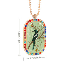 Lade das Bild in den Galerie-Viewer, Rose Gold Fancy Diamond Ausgefallener Diamant Halskette mit Anhänger selbst gestalten und bedrucken