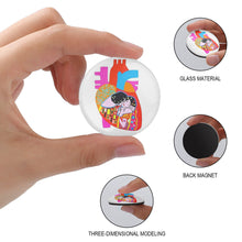 Lade das Bild in den Galerie-Viewer, Runde Glas Kühlschrankmagnete 3cm mit Fotos / Bilder selbst gestalten und bedrucken