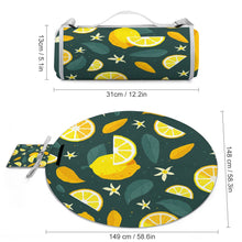 Lade das Bild in den Galerie-Viewer, Runde Outdoor Picknickmatte / Picknickdecke Q004 mit Foto selbst gestalten und bedrucken