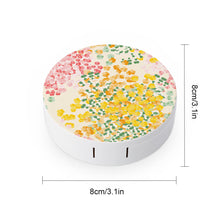 Lade das Bild in den Galerie-Viewer, Rundes Kontaktlinsenetui tragbares 2er-Pack Kontaktlinsenhalter Behälter mit Foto Text Muster selbst gestalten und bedrucken