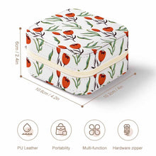 Lade das Bild in den Galerie-Viewer, Schmuckbox Schmuckkoffer Schmuckkasten für Ringe, Ohrringe, Halsketten, Armbänder mit Fotos Muster Text Logo selbst gestalten und bedrucken