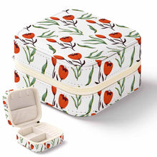 Lade das Bild in den Galerie-Viewer, Schmuckbox Schmuckkoffer Schmuckkasten für Ringe, Ohrringe, Halsketten, Armbänder mit Fotos Muster Text Logo selbst gestalten und bedrucken